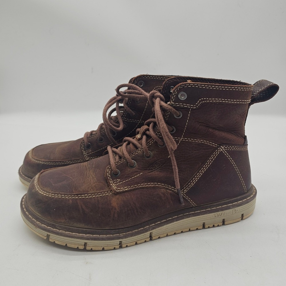Keen San Jose Boots Women's Size 8.5M EU 39 Brown 1024570 Soft Toe Wedge 6"